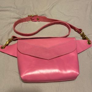 Pink Leather ‘Penny’ Bag